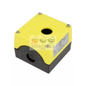  SIEMENS SIRIUS ACT vezérlőkészülék-tokozat d22 1-poz. beépítődoboz műanyag sárga IP67/IP69K 3SU1801-0AA00-0AB2