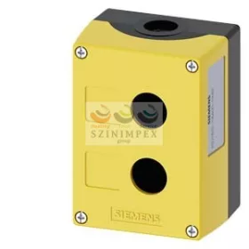   SIEMENS SIRIUS ACT vezérlőkészülék-tokozat d22 2-poz. beépítődoboz műanyag sárga IP67/IP69K 3SU1802-0AA00-0AB2