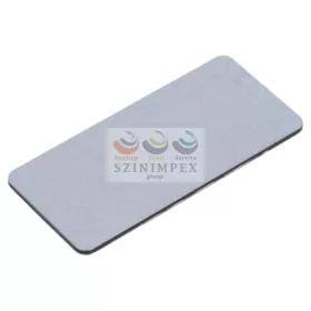   SIEMENS SIRIUS ACT felirati tábla RSU1-hez üres üres ezüst téglalap 27 mm x 12,5 mm x 3SU1900-0AC81-0AA0