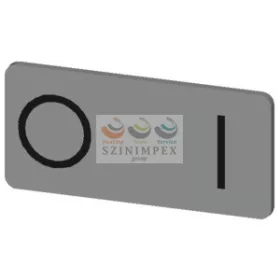  SIEMENS SIRIUS ACT felirati tábla RSU1-hez man auto ezüst téglalap 27 mm x 12 mm x 1 mm/3SU1900-0AC81-0EA0