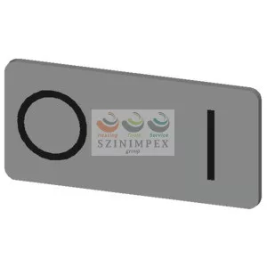 SIEMENS SIRIUS ACT felirati tábla RSU1-hez man auto ezüst téglalap 27 mm x 12 mm x 1 mm/3SU1900-0AC81-0EA0