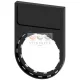 SIEMENS SIRIUS ACT felirati tábla tartó RSU1-hez d22 üres üres fekete téglalap 29,8 mm x 49,8 mm x 3SU1900-0AH10-0AA0