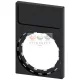SIEMENS SIRIUS ACT felirati tábla tartó RSU1-hez d22 üres üres fekete téglalap 29,8 mm x 44,8 mm x 3SU1900-0AN10-0AA0