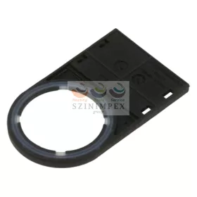   SIEMENS SIRIUS ACT felirati tábla tartó RSU1-hez d22 üres üres fekete téglalap 29,8 mm x 49,8 mm x 3SU1900-0AS10-0AA0