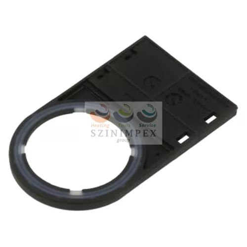 SIEMENS SIRIUS ACT felirati tábla tartó RSU1-hez d22 üres üres fekete téglalap 29,8 mm x 49,8 mm x 3SU1900-0AS10-0AA0