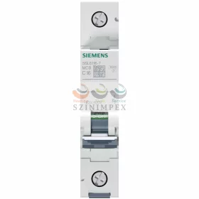   SIEMENS SENTRON kismegszakító 1P 16 A C-jelleg 400 V AC 6 kA/60898 6 kA/60947 5SL6116-7