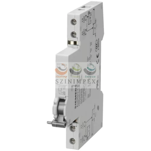 SIEMENS segédérintkező 5SL/5SY/5SP/5TL/5SU/5SV-hez 1-z 1-ny AC/DC 0.5modul 5ST 5ST3010