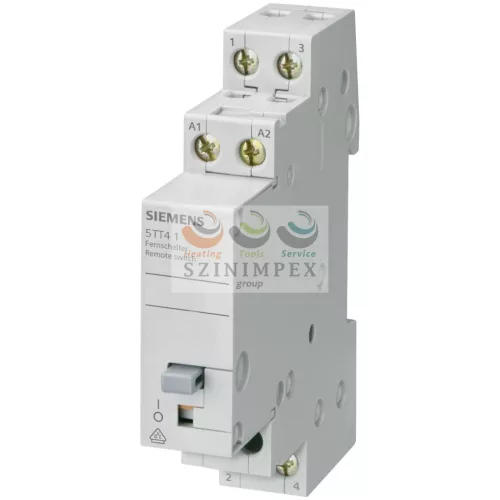 SIEMENS 5TT impulzusrelé sorolható 16 A 184-253 V/AC-műk. 2000 W/izzó 500 VA/fcső 2-z 1M 5TT4102-0