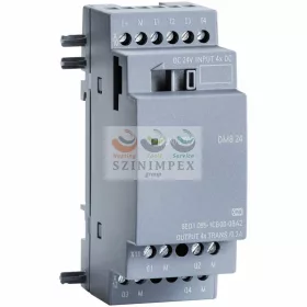   SIEMENS LOGO! digitális be- és kimeneti modul DM8 4DI 4DO tranzisztor 20.4-28,8 V/DC 6ED1055-1CB00-0BA2