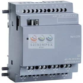   SIEMENS LOGO! digitális be- és kimeneti modul DM16 8DI 8DO relé 85-265 V/AC 100.0-253 V/DC 6ED1055-1FB10-0BA2