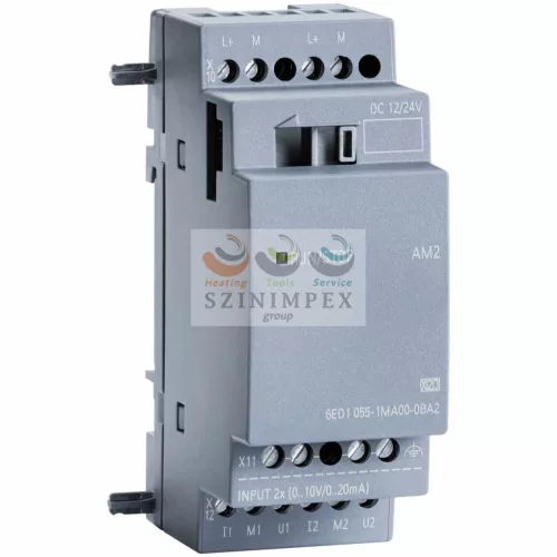 SIEMENS LOGO! analóg bemeneti modul 0...10 V/0(4)...20 mA 10bit 2AI 6ED1055-1MA00-0BA2
