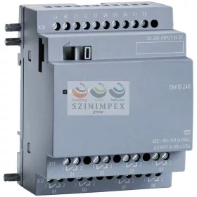   SIEMENS LOGO! digitális be- és kimeneti modul DM16 8DI 8DO relé 20.4-28,8 V/DC 6ED1055-1NB10-0BA2