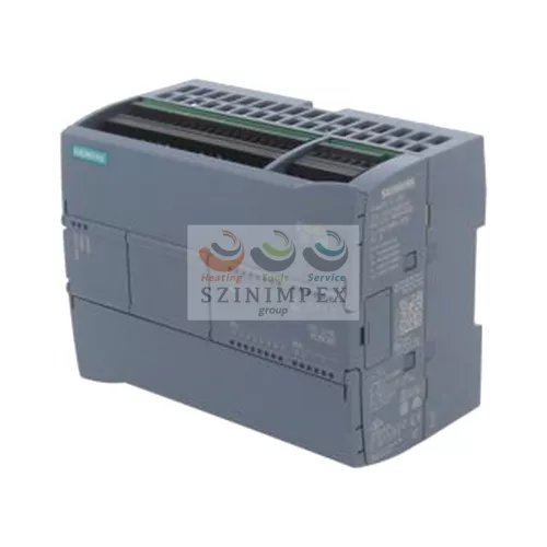 SIEMENS SIMATIC S7-1200 PLC logikai vezérlő CPU kompakt 14DI 10DO 2AI 2AO redundáns 20.4-28,8 V/DC 6ES7215-1AG40-0XB0