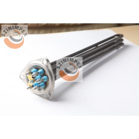   Fűtőbetét ipari mosogatógépekhez - 3x3000 w, 420 x 40 mm, incoloy