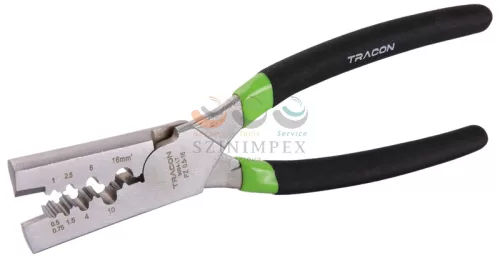 TRACON érvéghüvelyprés 0,5-16 mm² univerzális-présforma mechanikus 9004-LT