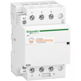 ACTI9 iCT63A kontaktor, 50Hz, 3NO, 220-240VAC