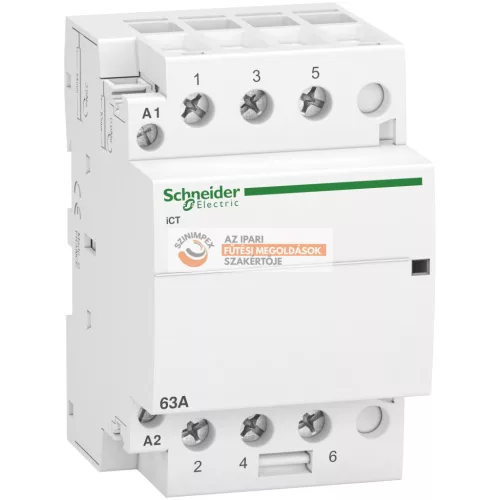 ACTI9 iCT63A kontaktor, 50Hz, 3NO, 220-240VAC