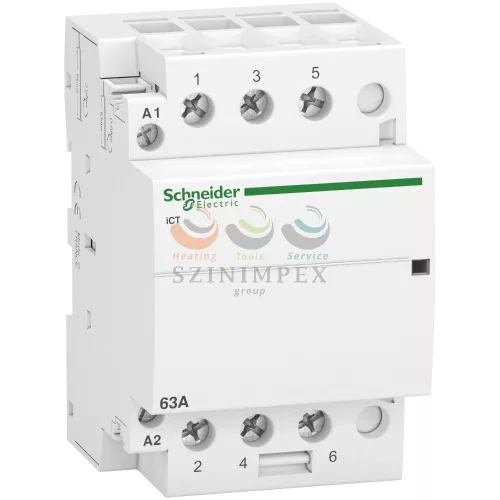 Schneider Electric ACTI9 iCT63A kontaktor, 50 Hz, 3NO, 220-240 VAC