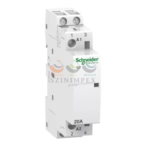 Schneider Electric ACTI9 iCT20A kontaktor, 50 Hz, 2NO, 230-240 VAC