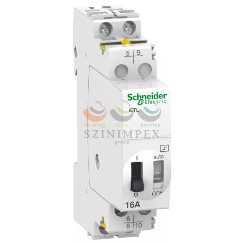 Schneider Electric ACTI9 iETL kiterjesztés, iTL és iTLI impulzusrelékhez, 2P, 16 A, 240 VAC, 110 VDC
