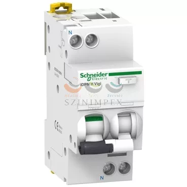 Schneider Electric ACTI9 iDPNH vigi áramvédős kismegszakító, A osztály, 1P-N, C, 16 A, 30 mA