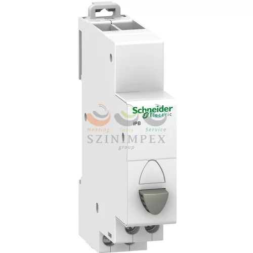 Schneider Electric ACTI9 iPB nyomógomb, 1NO, szürke