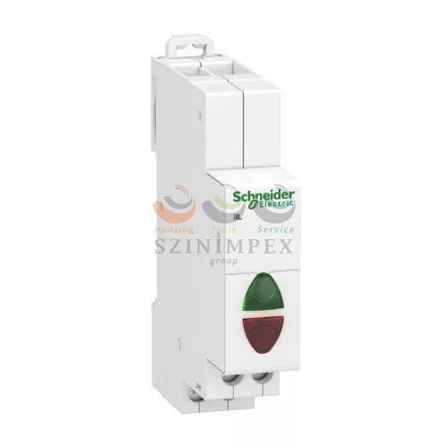 Schneider Electric ACTI9 iIL jelzőlámpa, dupla, zöld-piros, 110-230 VAC