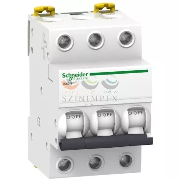 Schneider Electric ACTI9 iK60N kismegszakító, 3P, C, 63 A