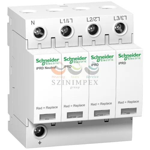 Schneider Electric ACTI9 iPRD túlfeszültség-korlátozó, cs.bet. 20 kA, 3P-N, 350 V