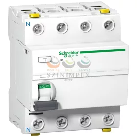   Schneider Electric ACTI9 iID áram-védőkapcsoló, A osztály, 4P, 40 A, 300 mA