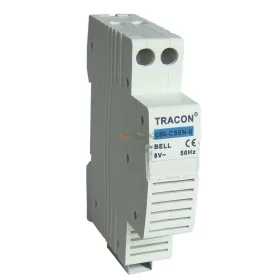   TRACON csengő sorolható 75dB folyamatos hang 8 V AC 1M IP20 C60-CSEN-8