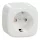 Schneider Electric WISER intelligens adapter, 2P+F csatlakozóaljzathoz, 16 A