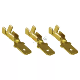  TRACON csúszósaru 20,3 mm dugó szigeteletlen 17,5 A lapos 6,3 × 0,8 mm réz 0,75-1,5 mm² CS6