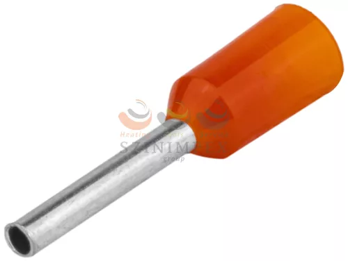 TRACON érvéghüvely DIN-VDE szigetelt normál 0,5 mm² 10 mm narancs E030