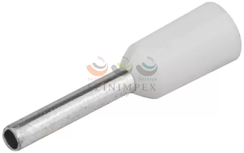 TRACON érvéghüvely DIN-VDE szigetelt normál 0,75 mm² 8 mm fehér E050
