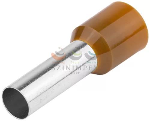 TRACON érvéghüvely DIN-VDE szigetelt normál 25 mm² 22 mm barna E129