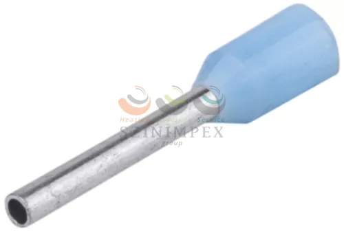 TRACON érvéghüvely DIN-VDE szigetelt normál 0,25 mm² 8 mm világoskék E135
