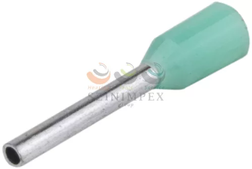 TRACON érvéghüvely DIN-VDE szigetelt normál 0,34 mm² 6 mm türkizkék E136