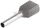 TRACON érvéghüvely szigetelt iker 2 × 4 mm² 12 mm szürke E19I