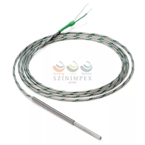OMRON Pt100 hőmérséklet-érzékelő 6 × 100 mm 3vez.sil/2 m E52-ELP6-100-2-A1