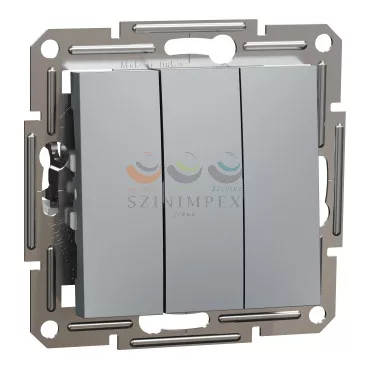 Schneider Electric ASFORA hármas kapcsoló, acél