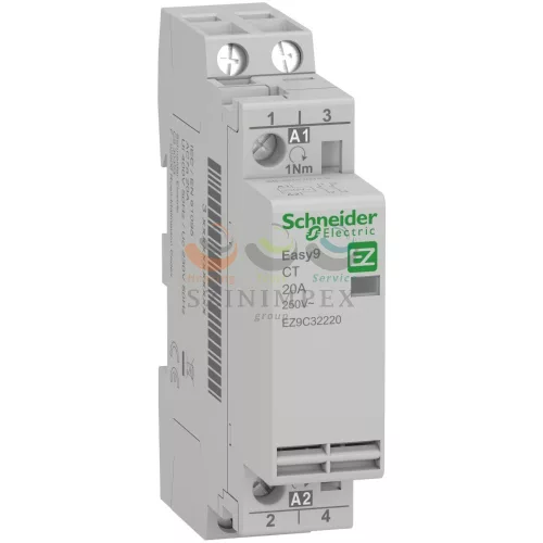 Schneider Electric EASY9 PRO kontaktor, 2P, 2NO, 20 A