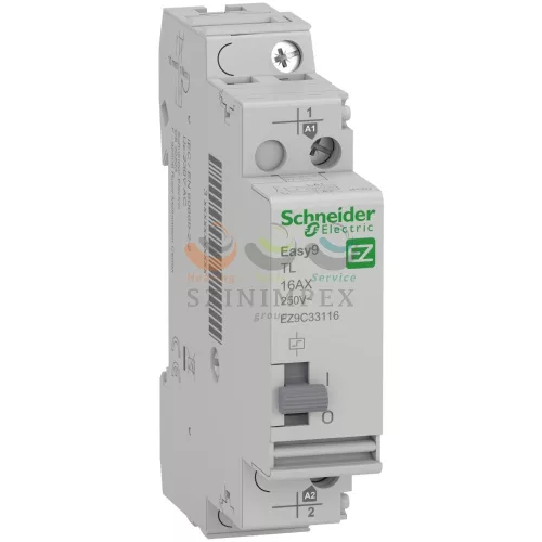 Schneider Electric EASY9 PRO impulzus relé, 16 A, 1NO