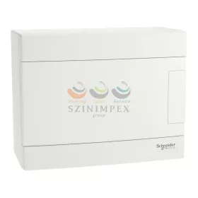   Schneider Electric EASY9 EU kiselosztó, teli ajtó, falon kívüli, 1 × 8 modul, PEN