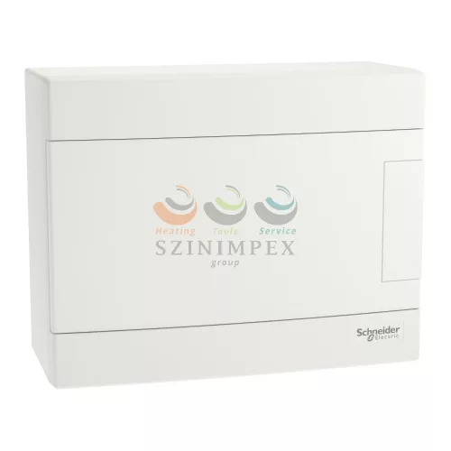 Schneider Electric EASY9 EU kiselosztó, teli ajtó, falon kívüli, 1 × 8 modul, PEN