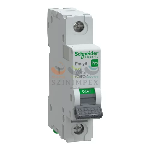Schneider Electric EASY9 PRO kismegszakító, 1P, B, 32 A