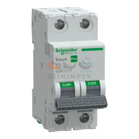 Schneider Electric EASY9 PRO kismegszakító, 2P, B, 10 A