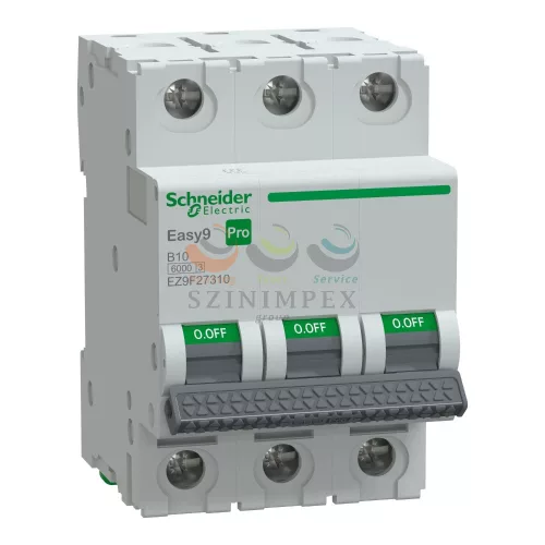 Schneider Electric EASY9 PRO kismegszakító, 3P, B, 10 A