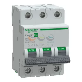 Schneider Electric EASY9 PRO kismegszakító, 3P, B, 50 A