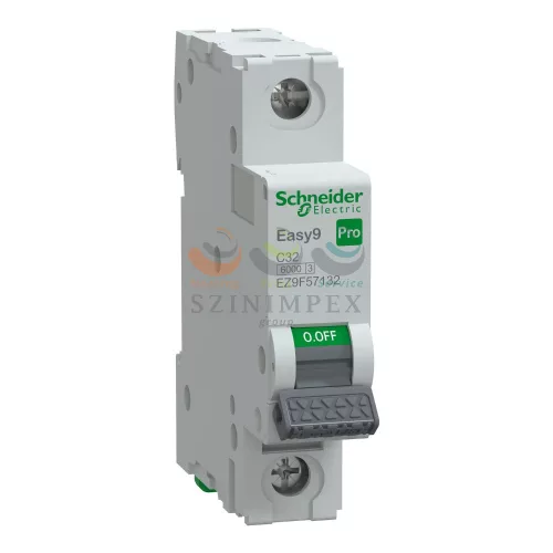 Schneider Electric EASY9 PRO kismegszakító, 1P, C, 32 A